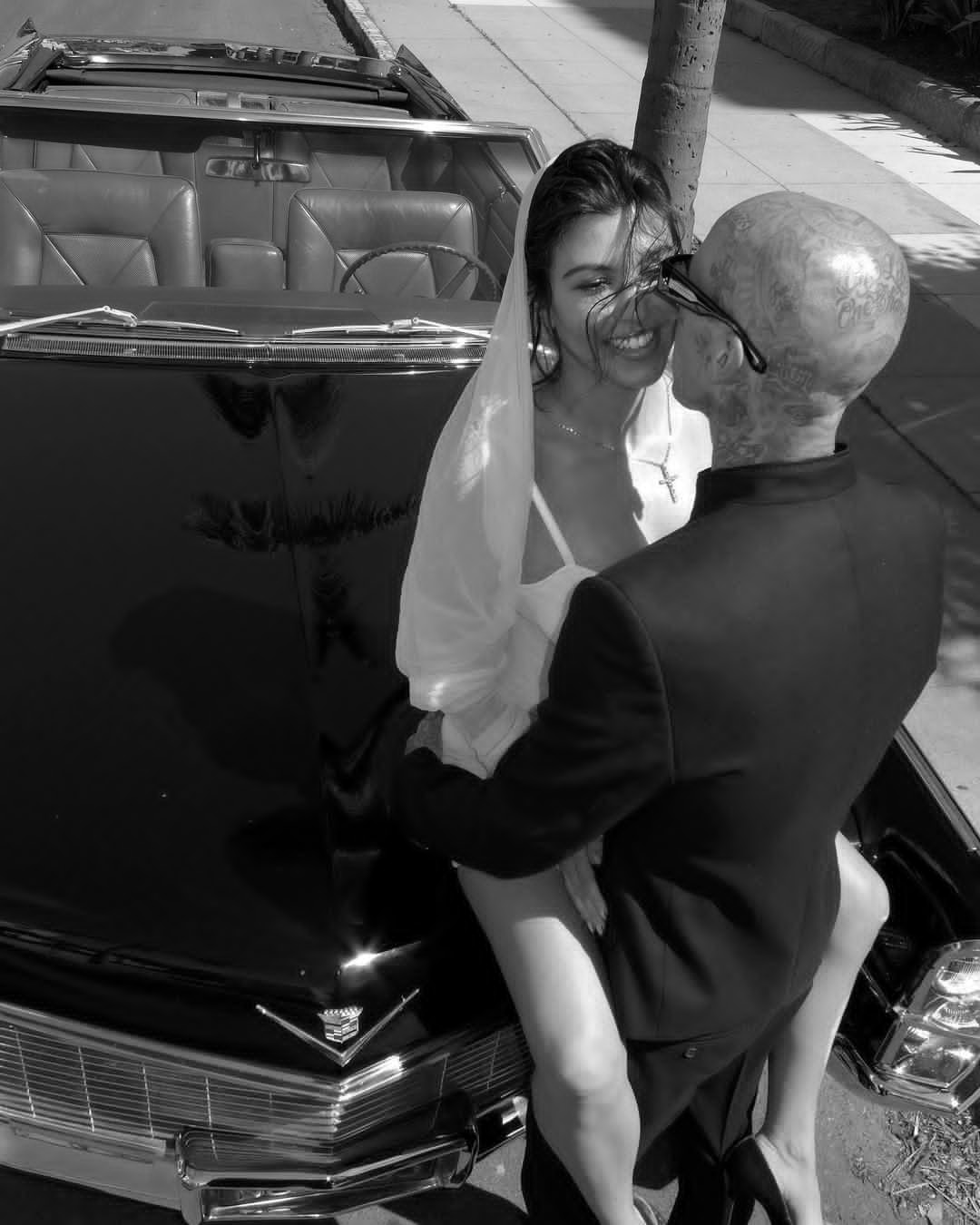 Till death do us part - Travis Barker and Kourtney Kardashian share photos from their wedding