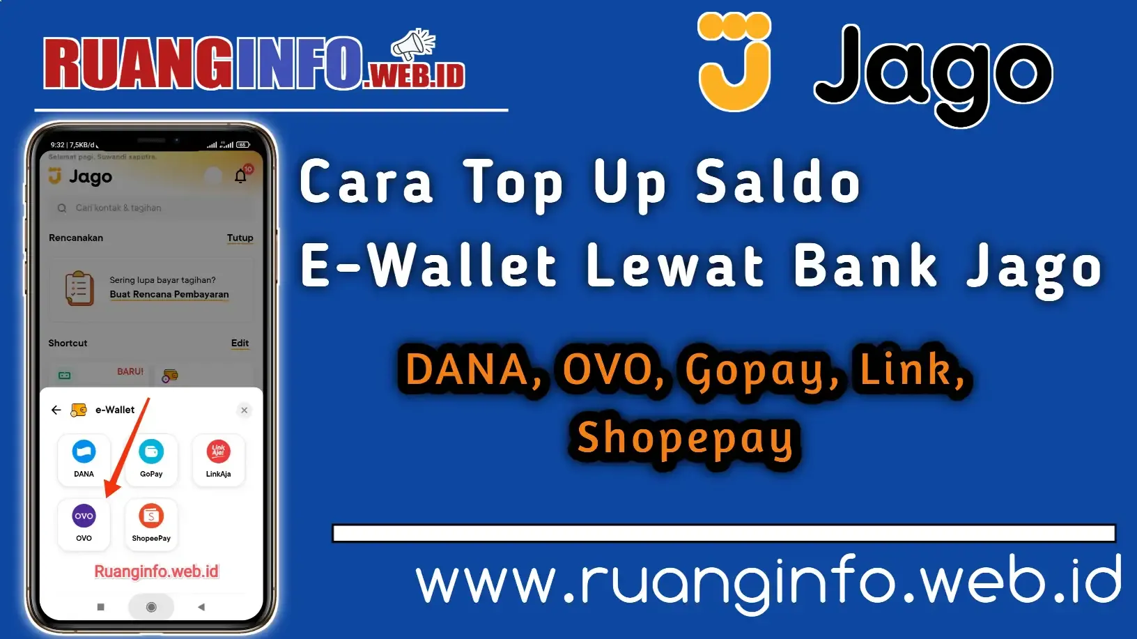 Cara Top Up Saldo E-Wallet Lewat Bank Jago