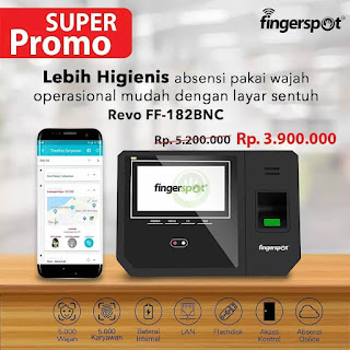 Promo Mesin Fingerprint Fingerspot Desember 2021