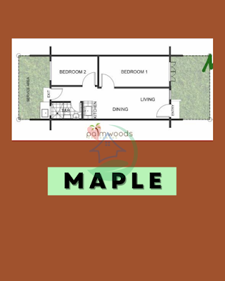 Palm Woods Residences Maple Sketch Unit