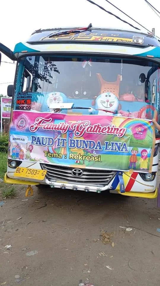 Seru! PAUD IT Bunda Lina Gelar Family Gathering ke Waterboom Lhokseumawe