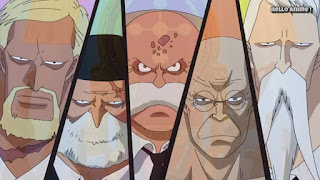 ワンピースアニメ 世界会議編 886話 五老星 Five Elders | ONE PIECE Levely Arc レヴェリー