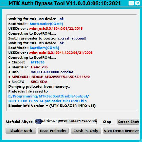 Free MTK Auth Bypass Tool V11