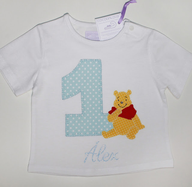 camiseta  cumpleaños Winnie the Pooh