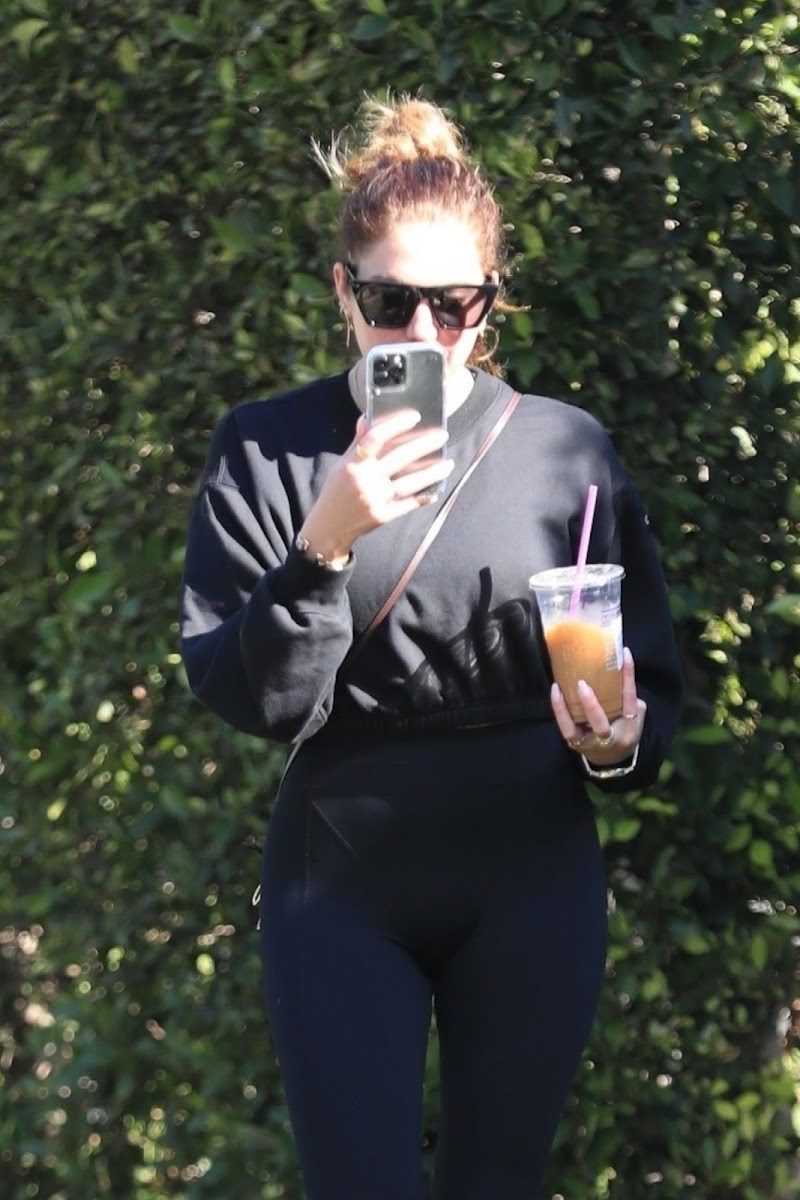 Ashley Benson Spotted at a Gym in West Hollywood 10 Nov-2021