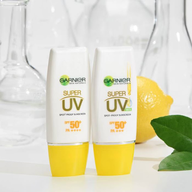 Garnier untuk Usia 40 Tahun Keatas - Super UV Spot Poor Sunscreen