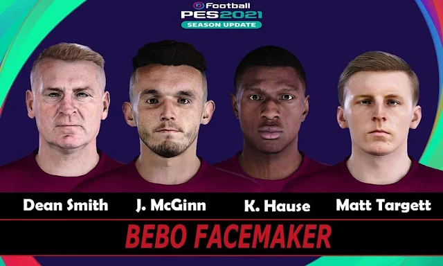 Aston Villa F.C. Facepack For eFootball PES 2021