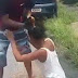 Vídeo: Mulher é puxada pelos cabelos após espancar filho de apenas 2 anos