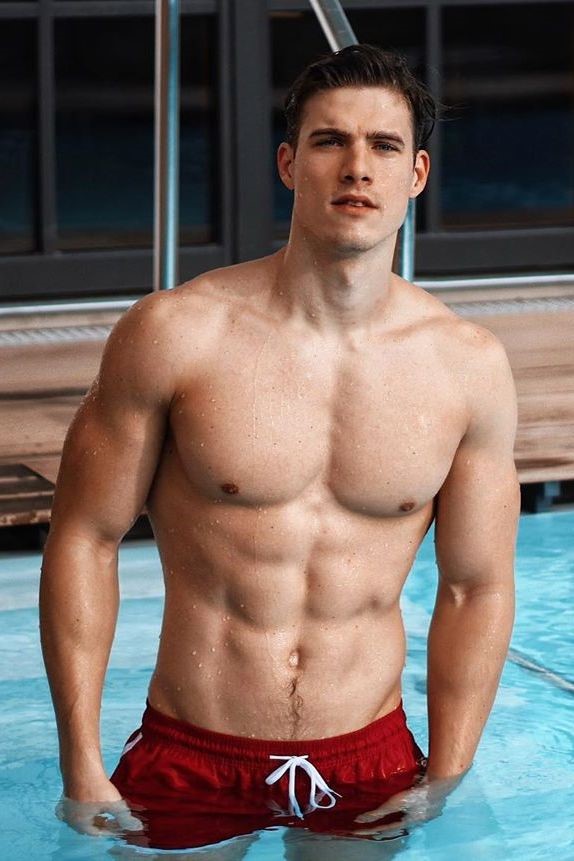 sexy-shirtless-fit-pool-guy-wet-body-valentines-day