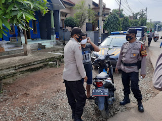 Polsek Dawuan Terus Gencarkan Operasi Yustisi Edukasi Masyarakat Terapkan Prokes