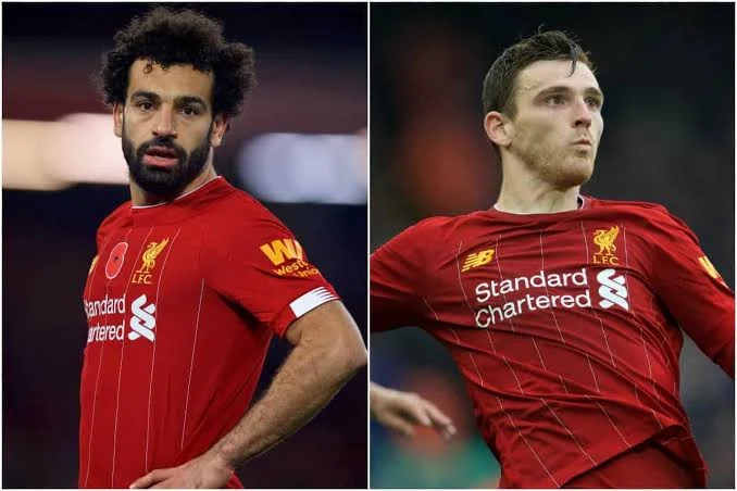 Liverpool left back Robertson wants club to sought out Salah contract issue