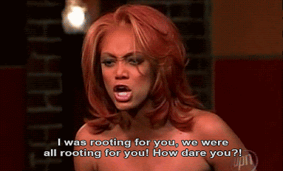 Tyra Banks "We were all rooting for you"