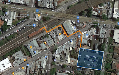 Location of proposed Wattle Valley Rd car park