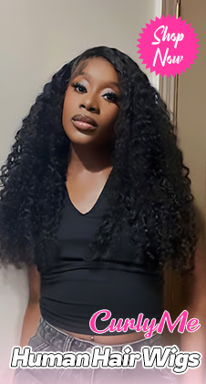 Curlyme 100 Human hair wigs