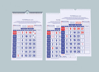 Desain Kalender 2022 tempo doeloe CDR PSD