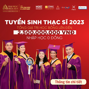 ĐH HOA SEN: TUYỂN SINH THẠC SĨ 2023