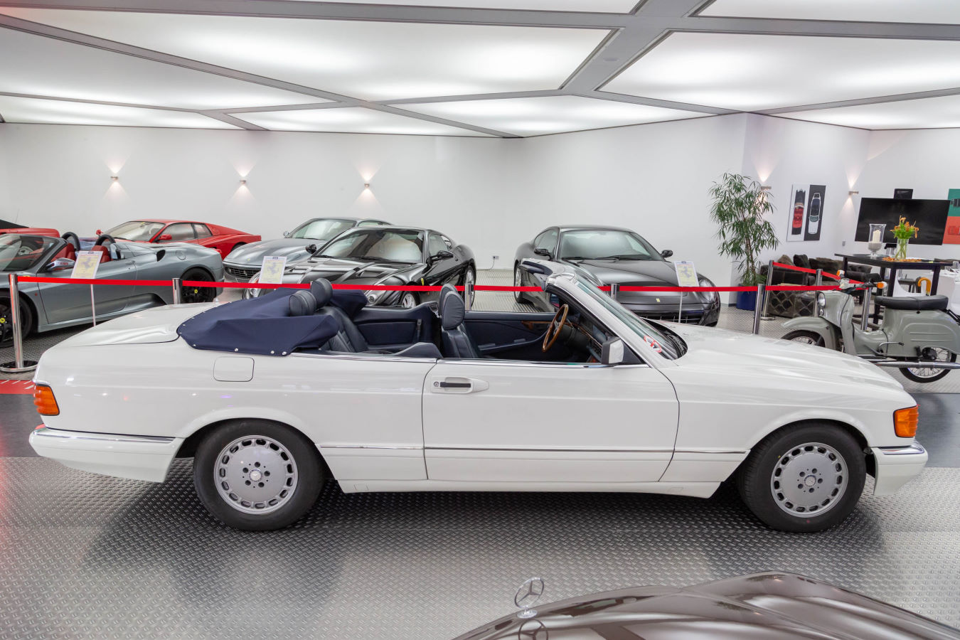 Mercedes-Benz C 126 500 SEC Styling Garage Marbella Cabriolet classic-weiß