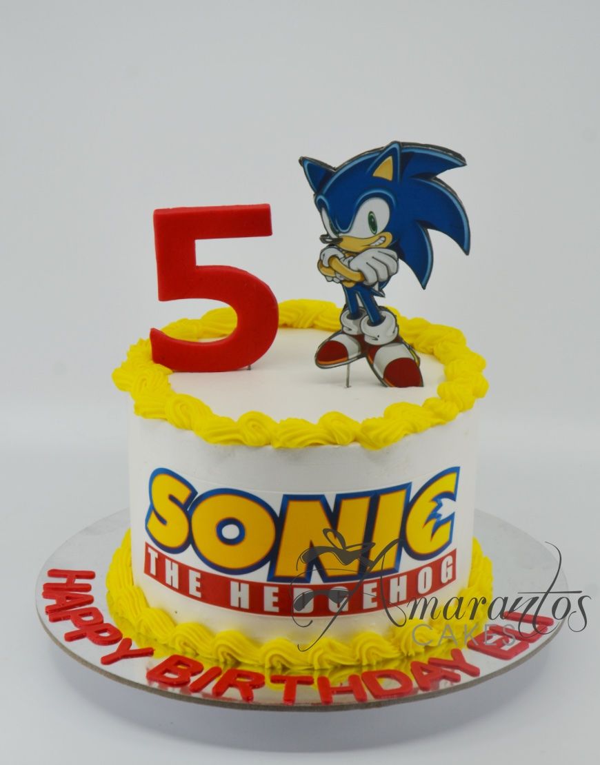 sonic birthday cake ideas