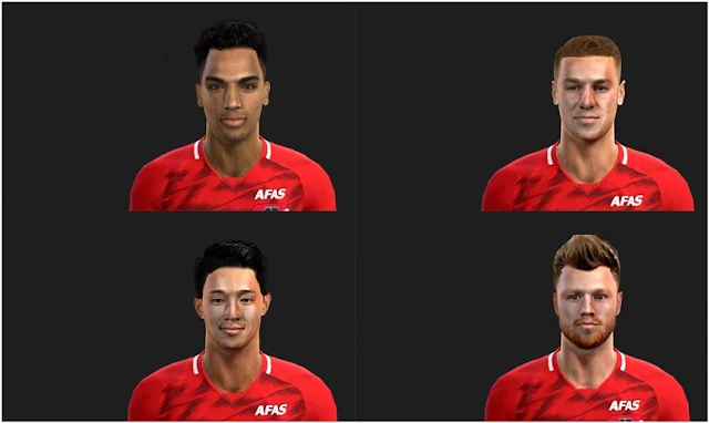 AZ Alkmaar Facepack 2021 For PES 2013