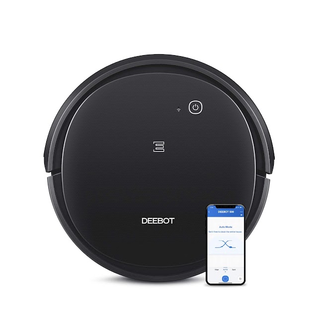 ECOVACS Deebot 500 Robotic Vacuum Cleaner with App & Voice Control