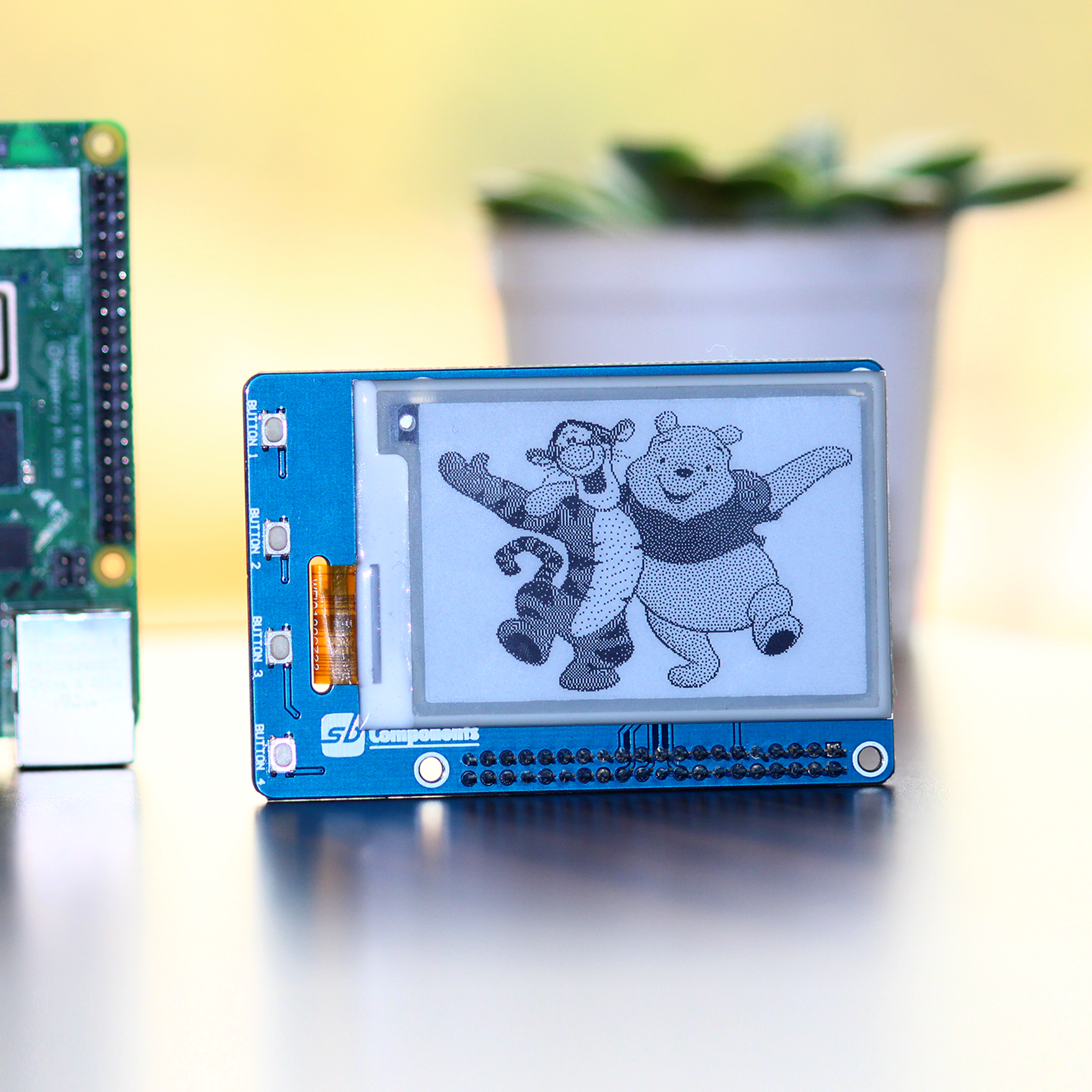 E-Ink display for Raspberry Pi HAT