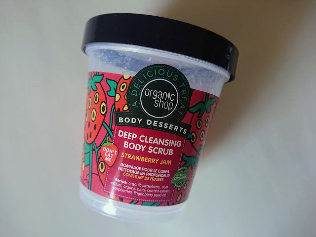 Organic Shop - Body Desserts Deep Cleansing Body Scrub Strawberry Jam