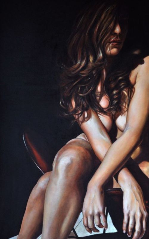 Victoria Selbach pinturas mulheres nuas reais