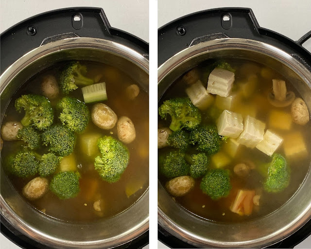 Steps for Instant Pot Tom Yum Soup