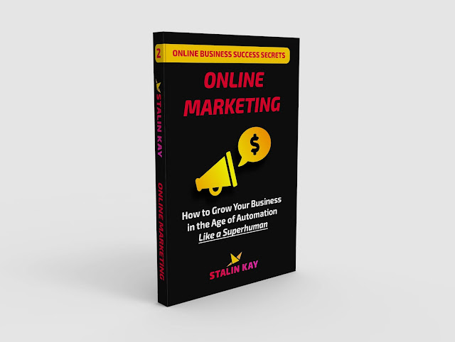 Online Business Success Secrets: Online Marketing book cover mockup