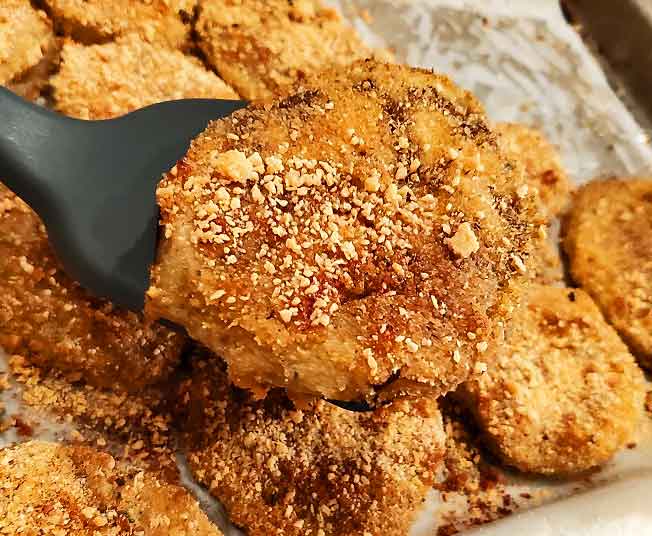 baked eggplant slices