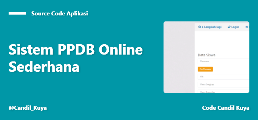 Aplikasi Sistem PPDB Online Sederhana