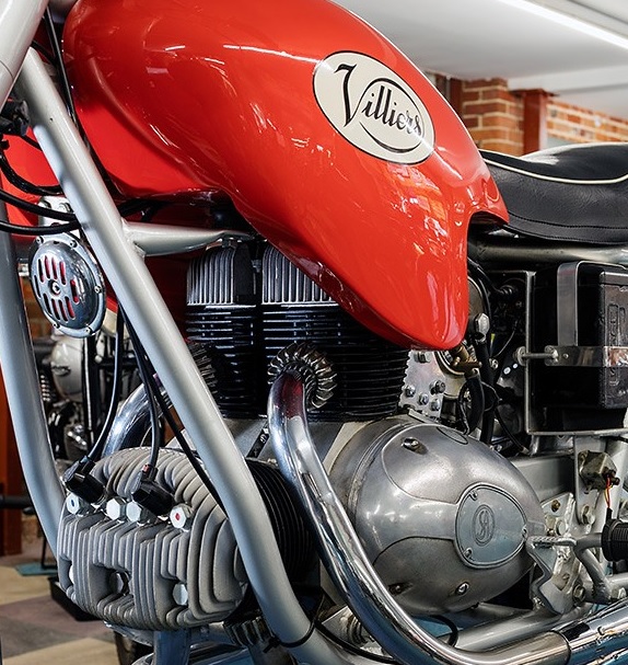 1962 - VILLIERS V4 - 500 CC 2 TEMPS - SUPERCHARGED - AIR COOLED