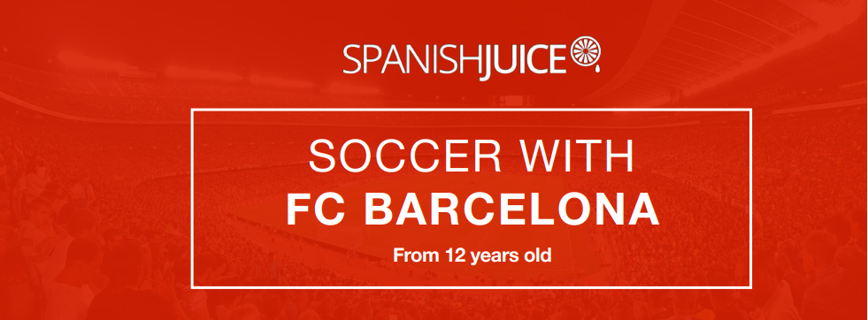 SOCCER WITH FC BARCELONA From 12 years old