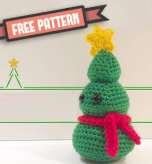 PATRON GRATIS ARBOL DE NAVIDAD AMIGURUMI 47978 🎄