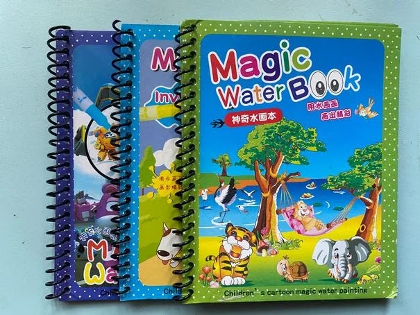 Magic Water Book & Pen from Shopee