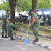  Hargai Jasa Pahlawan, Kodim Palangka Raya Bersihkan TMP Sanaman Lampang