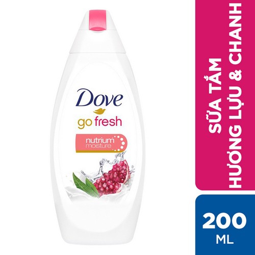 Mall Shop [ unilever_international ] [Mã FMCGMALL giảm 8% đơn từ 250K] Sữa tắm dưỡng ẩm Dove Hương Lựu và Chanh 200ml