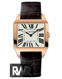 Replica Cartier Santos Small Quartz Rose Gold W2009251