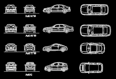 KOLEKSI MOBIL 2D AUTOCAD