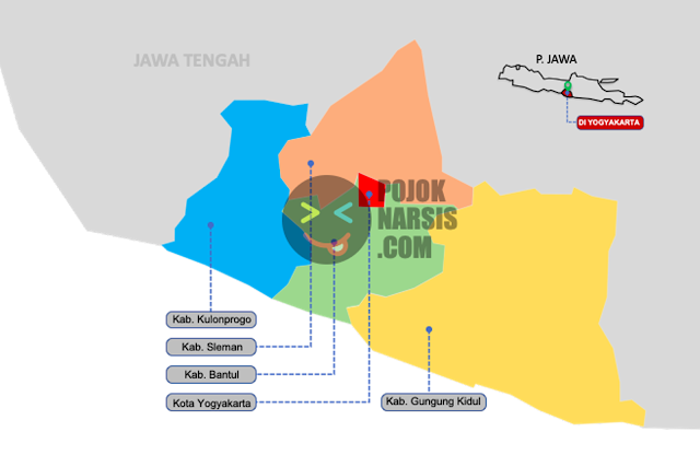 Vector Peta Yogyakarta HD