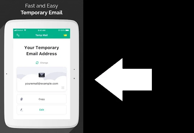 تنزيل تطبيق Temp Mail النسخة الذهبية - لانشاء بريد مؤقت وهمي بضغطة واحدة