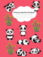 Panda Cover - Primary composition notebook