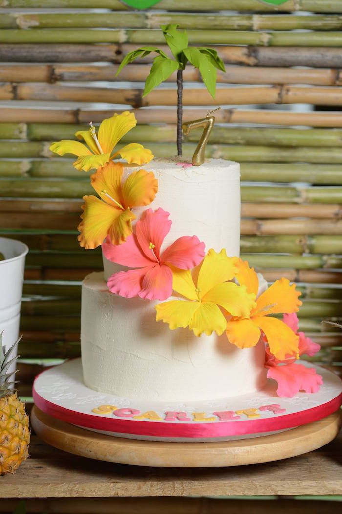 hawaiian birthday cakes