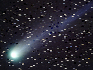 Comet Hyakutake rushing before a trailing background of distant stars became the brightest comet became a pleasant sight to observers across the world