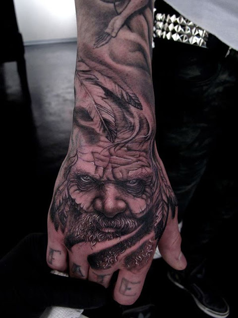 Hand Tattoos For Men Evil