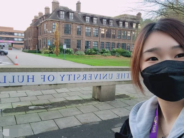 ▲大葉大學英語系香港學生吳汶欣正在英國赫爾大學攻讀雙聯學位。（圖／大葉大學提供）