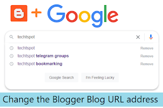 Change the Blogger Blog URL address