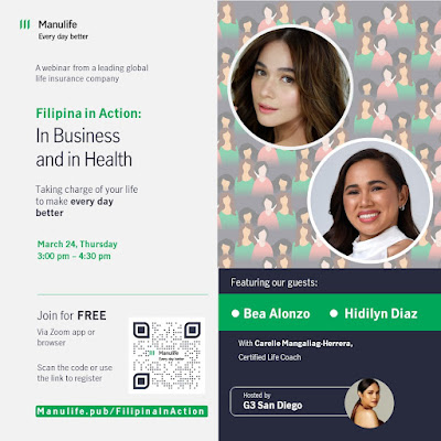 Hidilyn Diaz and Bea Alonzo headline Manulife’s “Filipina In Action”