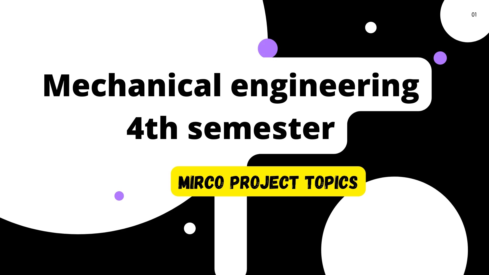 MSBTE Mechanical engineering 4th semester mirco projects topics i ...