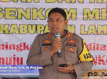 Dihadapan Anggota Senkom Mitra Polri, Kapolres Lampung Selatan Ajak Lanjutkan Kemitraan dan Perkuat Soliditas 